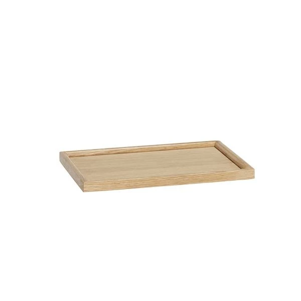 Hubsch Small Oak Wood Square Serving Tray