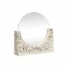 Hubsch Miroir Rond A Poser Blanc Terrazzo