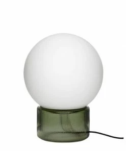 Hubsch Lampe Sphere Opale A Poser