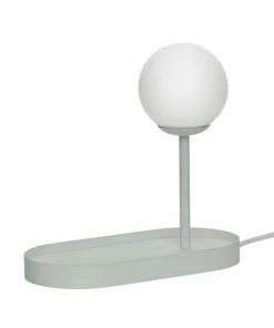 Hubsch Lampe De Table Grise En Fer