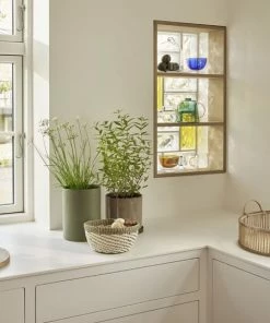 Hubsch Kiosk Glass Bowl - Amber