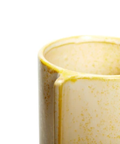 Hubsch Hübsch | Leaf Pot Small | Yellow