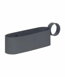 Hubsch Small Grey Metal Candlestick