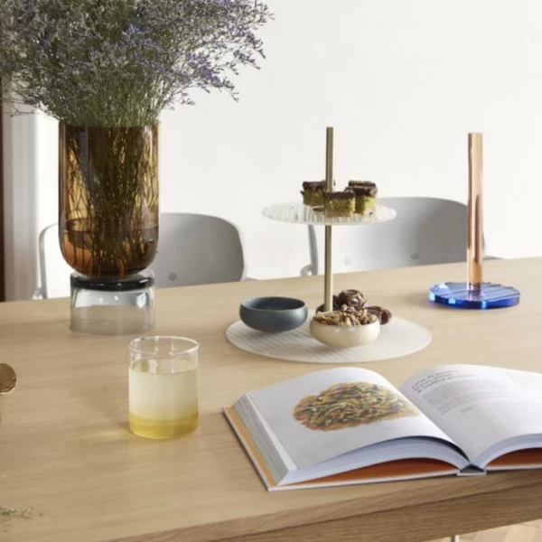 Hubsch Kiosk Glass - Amber