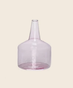 Hubsch Glass Bud Vase | Pink