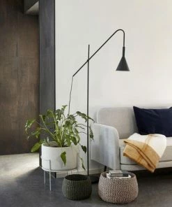 Hubsch Rope Floor Lamp | Black