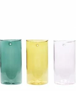 Hubsch Vase En Verre Mural Rose