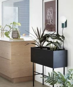 Hubsch Beige Textured Ceramic Pot Small