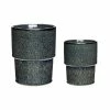Hubsch Bluesy Glazed Ceramic Pot Set