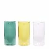 Hubsch Vase En Verre Mural Jaune