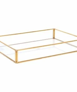 Hubsch BANDEJA CRISTAL 18 X 26 Xh 4 Cm HUBSCH