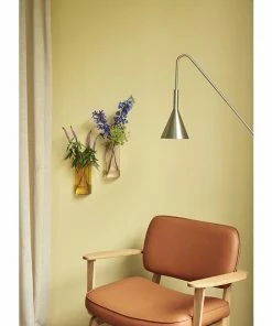 Hubsch Vase En Verre Mural Jaune