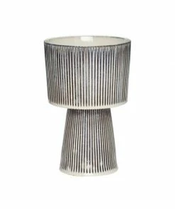 Hubsch Pot En Ceramique Beige Grand Modele