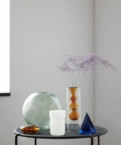 Hubsch Rolla Amber Glass Paper Weight