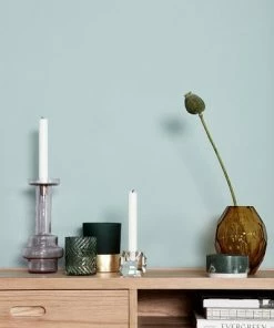 Hubsch Candlestick Glass Clear Kerzenhalter Aus Glas Von Interior