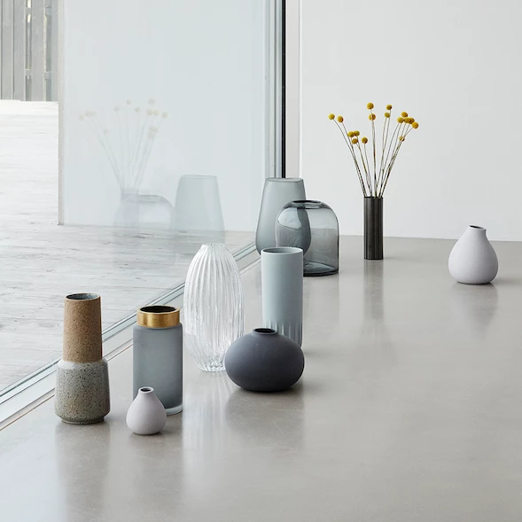 Hubsch Hübsch | Ceramic Vase | Grey