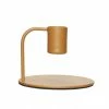 Hubsch Candlestick Metal Orange Kerzenhalter Von Interior