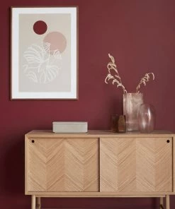 Hubsch Vase Triangle En Verre Strié Grand Modèle