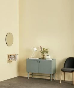 Hubsch Miroir Rond Avec Accroche Bois