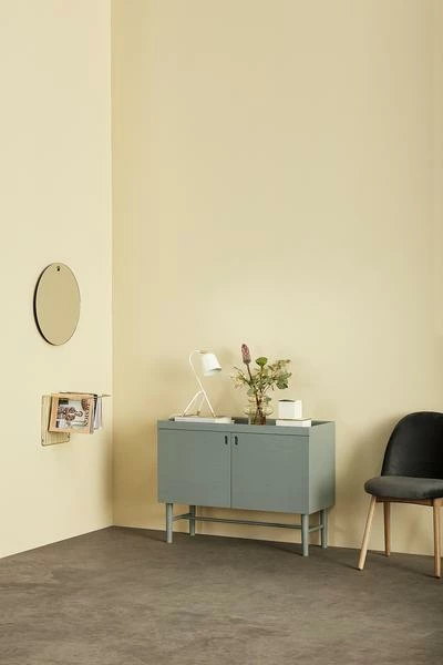 Hubsch Miroir Rond Avec Accroche Bois