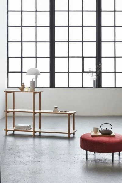 Hubsch Small Oak Wood Square Serving Tray