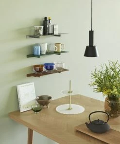 Hubsch Kiosk Glass Bowl - Amber