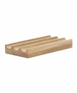 Hubsch Oak Desk Organizer