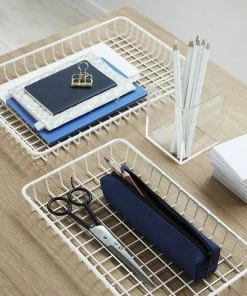 Hubsch Grille Metallique Blanche Mm