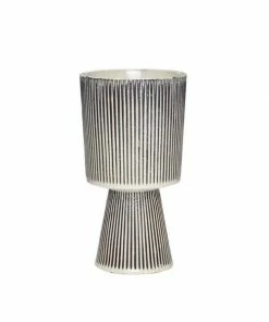 Hubsch Pot En Ceramique Beige Petit Modele