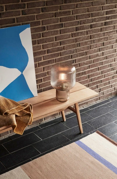 Hubsch Oak Ground Bench