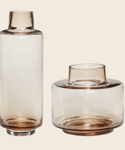 Hubsch Tall Amber Vase