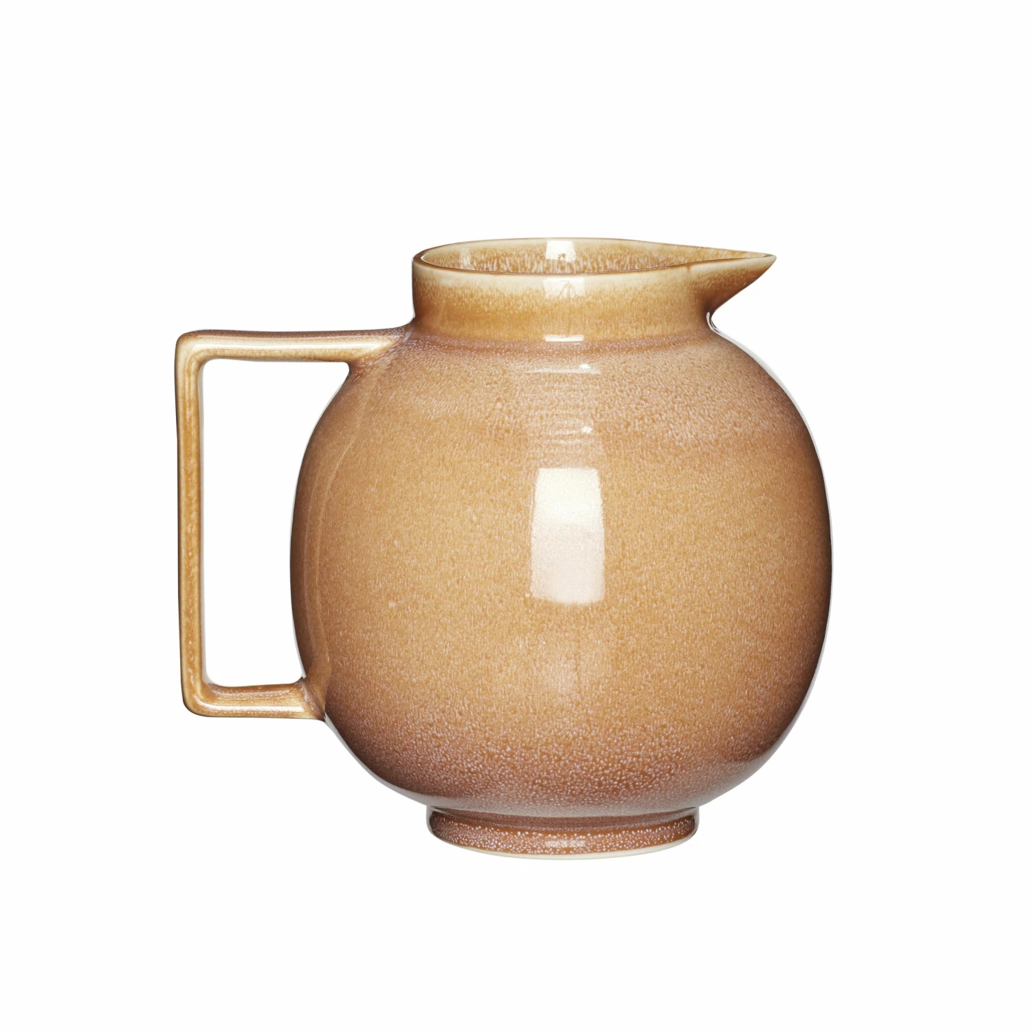 Hubsch Brown Ceramic Jug