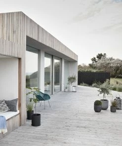 Hubsch Green Rattan Chair With Armrest