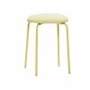 Hubsch Yellow Metal Stool