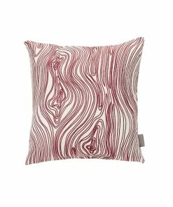 Hubsch Woodgrain Pattern Cushion