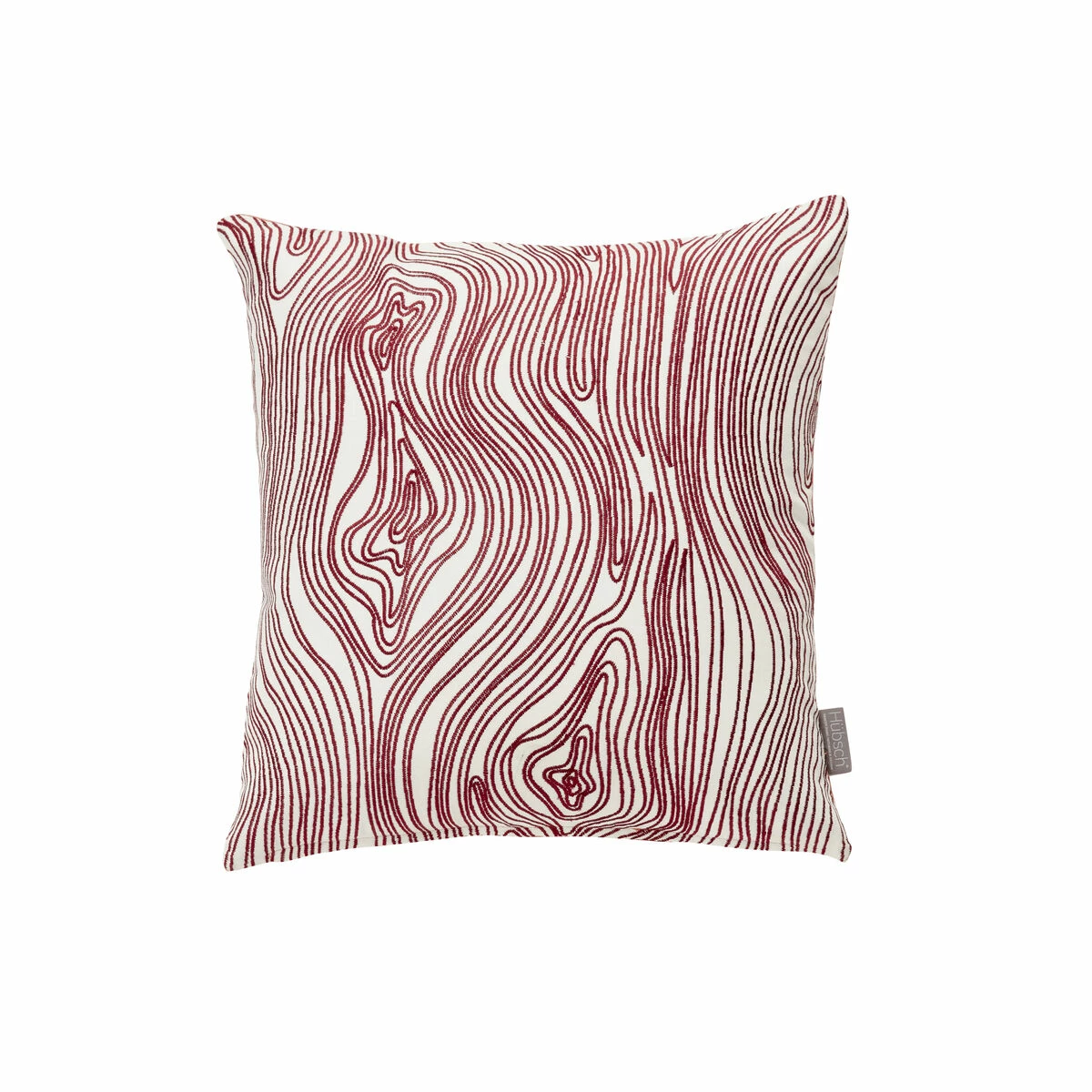 Hubsch Woodgrain Pattern Cushion