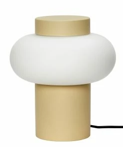 Hubsch Opal Yellow Table Lamp