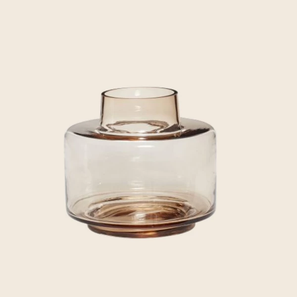 Hubsch Tall Amber Vase