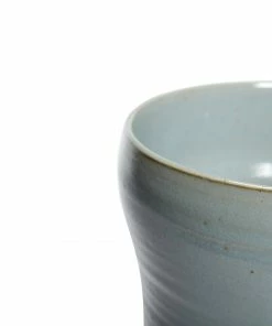 Hubsch Blue Ceramic Pot in Small