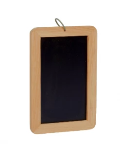Hubsch Small Massive Oak Wooden Frame Gravel Board Slate