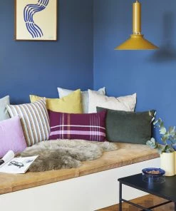 Hubsch Orange and Sand Speckle Cushion 60x60