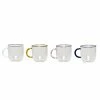 Hubsch Kiosk Glass Mugs - Set of 4