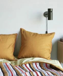 Hubsch Pavilion Plaid Stripe Blanket