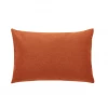 Hubsch Cushion with Filler, Velour/Polyester, Amber
