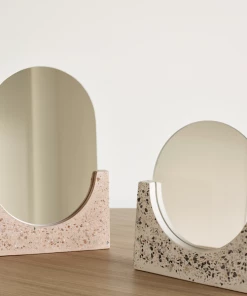 Hubsch Table Mirror Round Terrazzo
