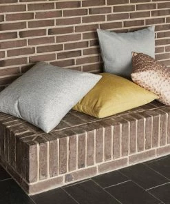 Hubsch Blue and Sand Speckle Cushion 60x60