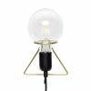Hubsch Wall Lamp Brass Black