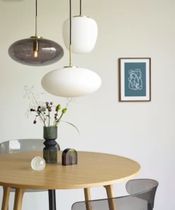 Hubsch Hübsch | Reflect Pendant Ellipse | Smoked