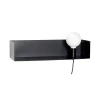 Hubsch Black Metal Shelf Light