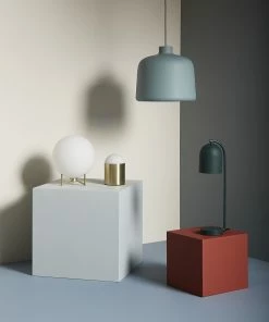 Hubsch Table Lamp, Glass/Brass